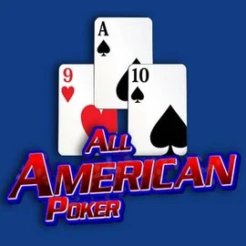 All American Poker slot icon by RTG (Reel Time Gaming), available at High Fly Bet Casino