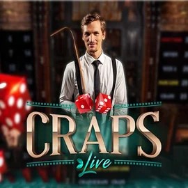 Live Craps logo by Evolution at High Fly Bet Casino