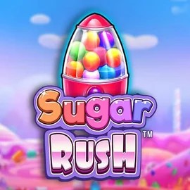 Sugar Rush logo – Slots by Pragmatic Play at High Fly Bet Casino
